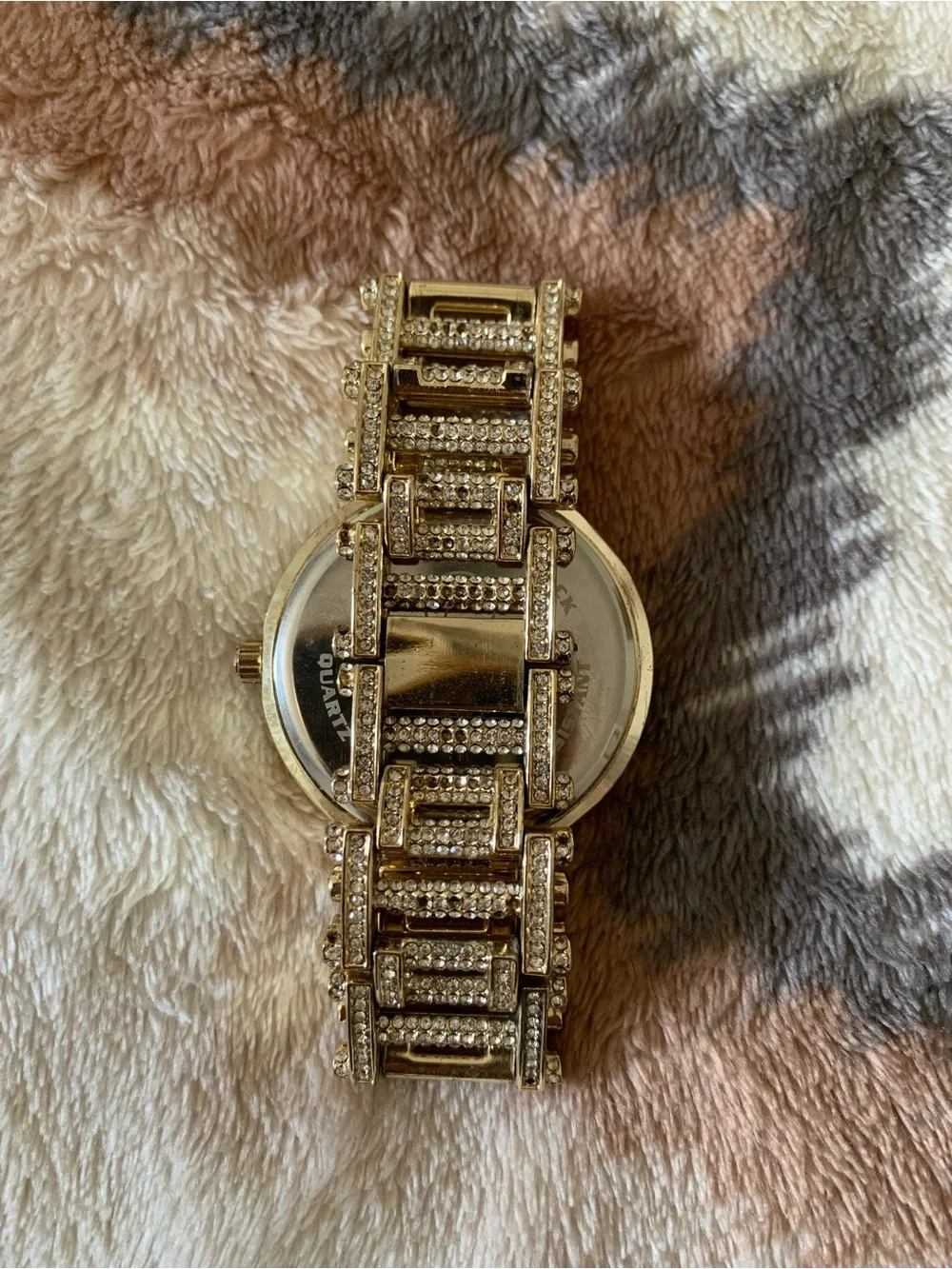 Techno pave 9109 iced watch for men's